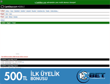 Tablet Screenshot of m.canliskor.com